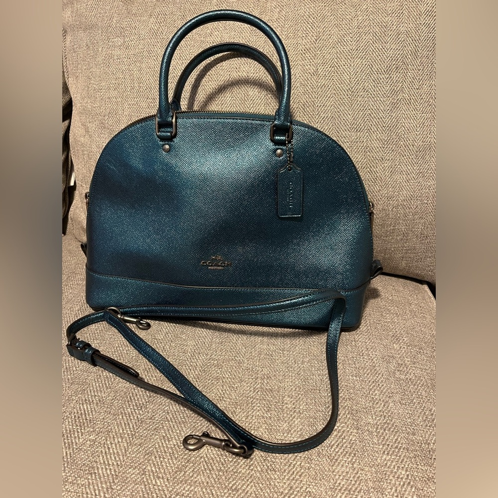 Coach Sierra Teal dome satchel